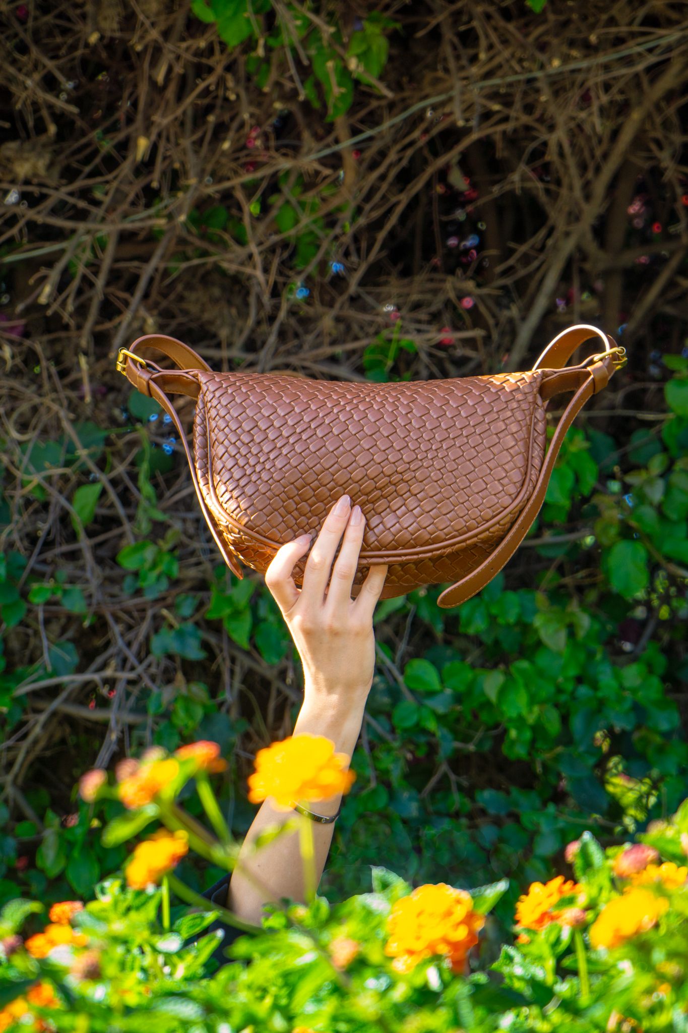 Handmade bag product photography