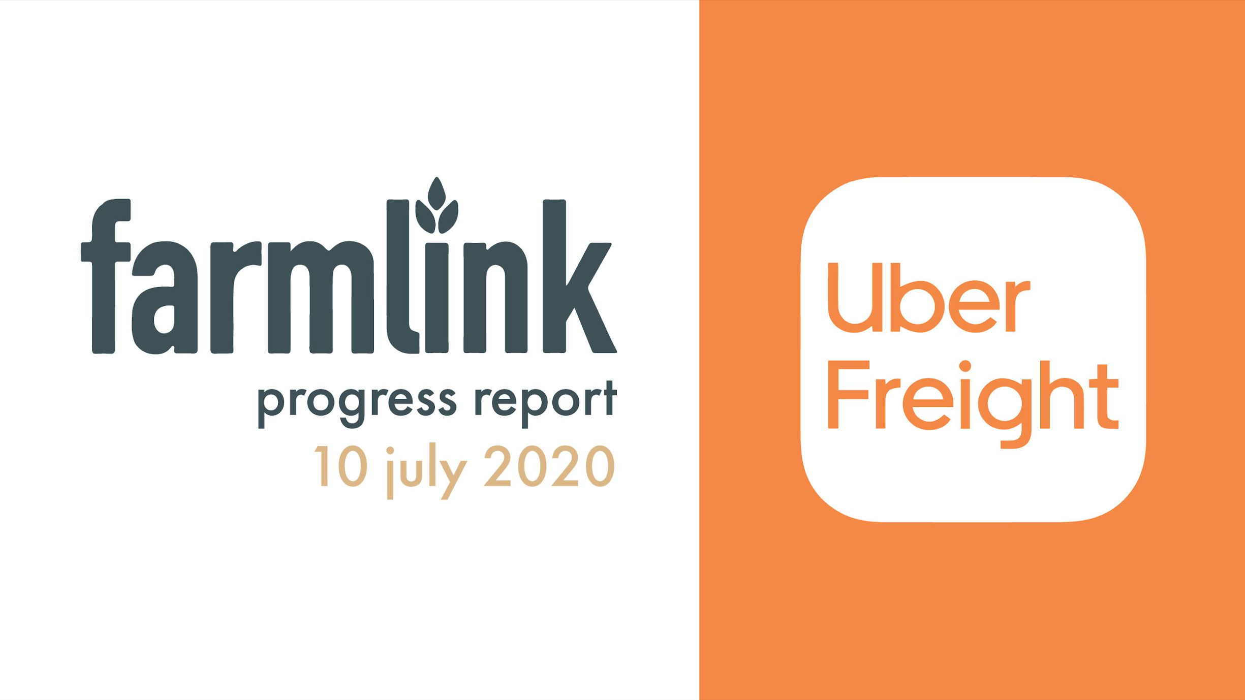 Farmlink x Uber Freight progress report
